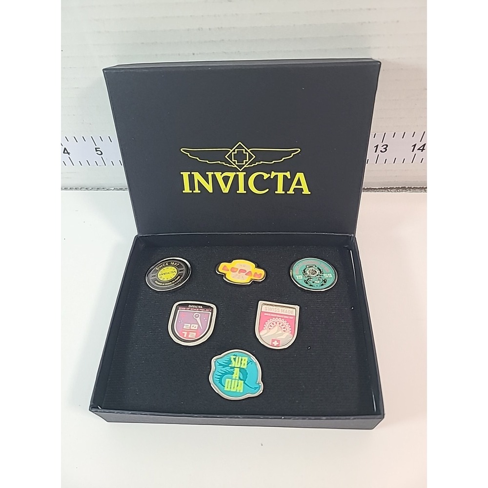 Invicta Lapel Pin Collection Five Pins